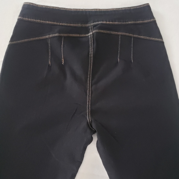 Gracia denim Maternity pull on skinny jeans black NWOT size 4 - Picture 4 of 14